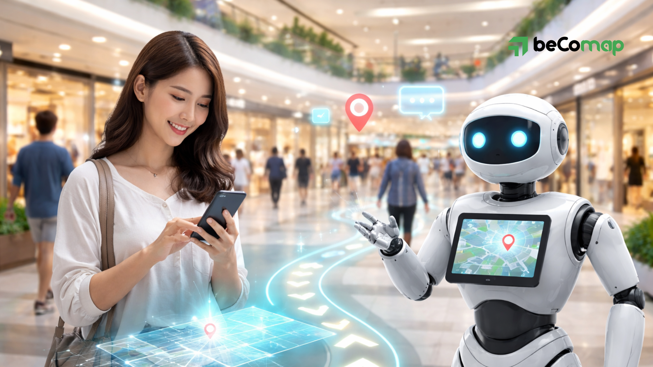 AI-Powered Indoor Navigation with Smart Chatbots